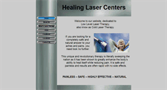 Desktop Screenshot of healinglasercenters.com