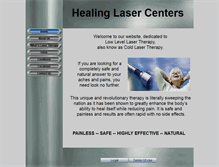 Tablet Screenshot of healinglasercenters.com
